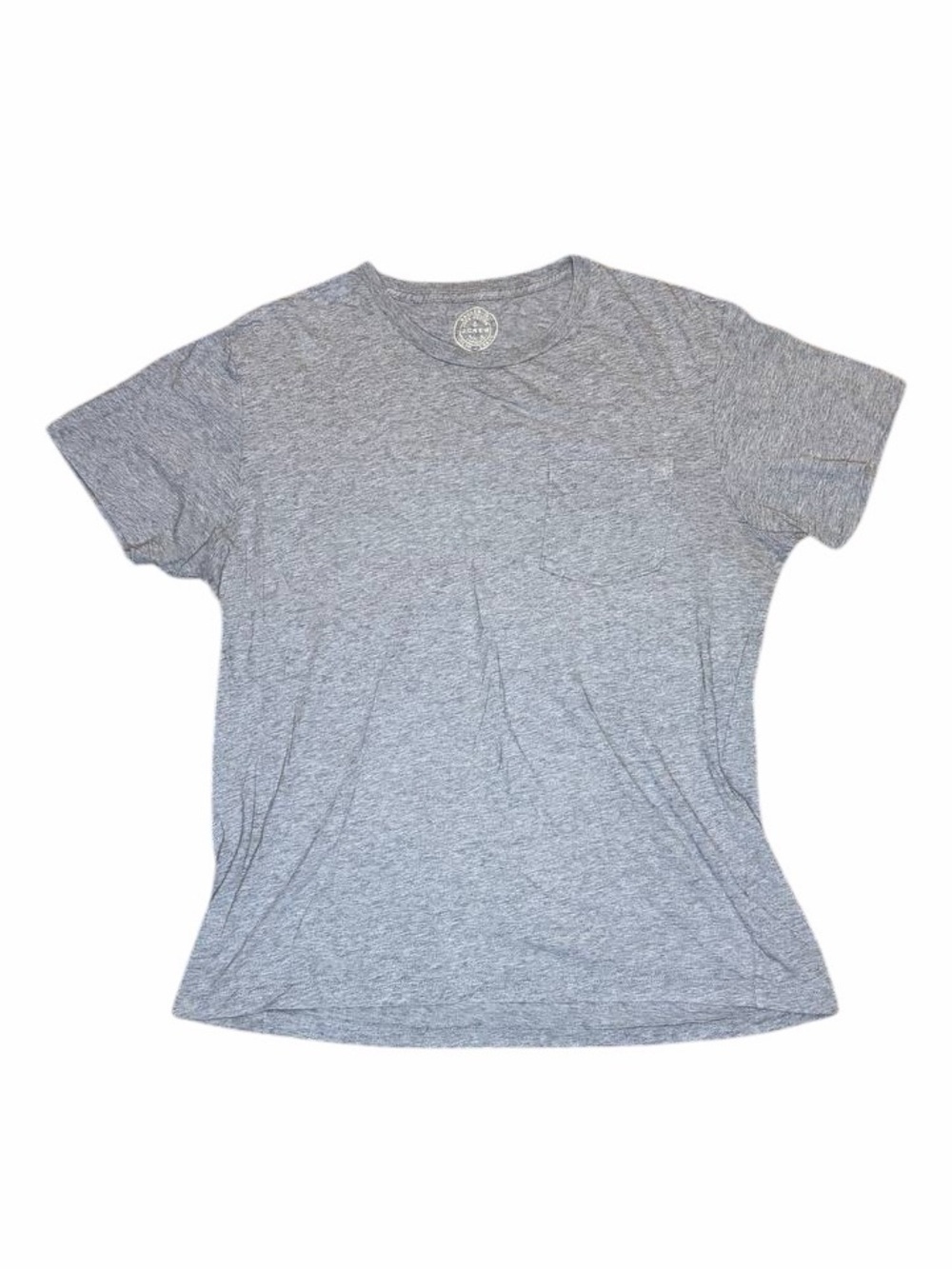 J. Crew Broken-In Slim Fit Gray Pocket Tee Large Minimalist Casual Essential